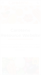 Mobile Screenshot of carotene.org